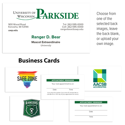 Business Cards One-Sided and Two-Sided