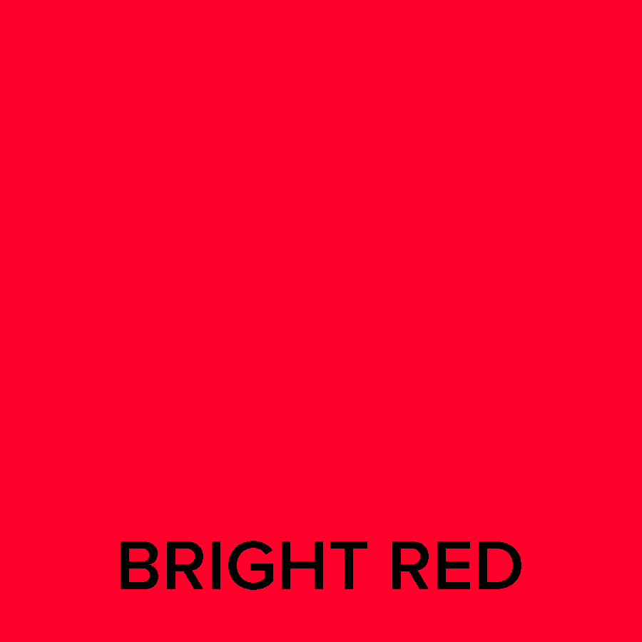 Bright red paper color